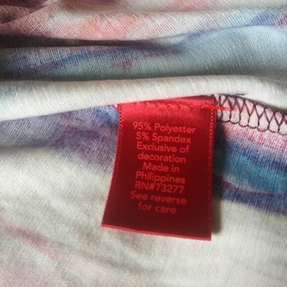 Jennifer Lopez multicolored striped XS women's striped blouse - Picture 12 of 13